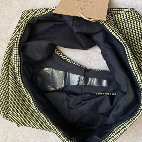 New Stone Fox Swim Senna Bikini Bottoms Sage Grid - Picture 4 of 12